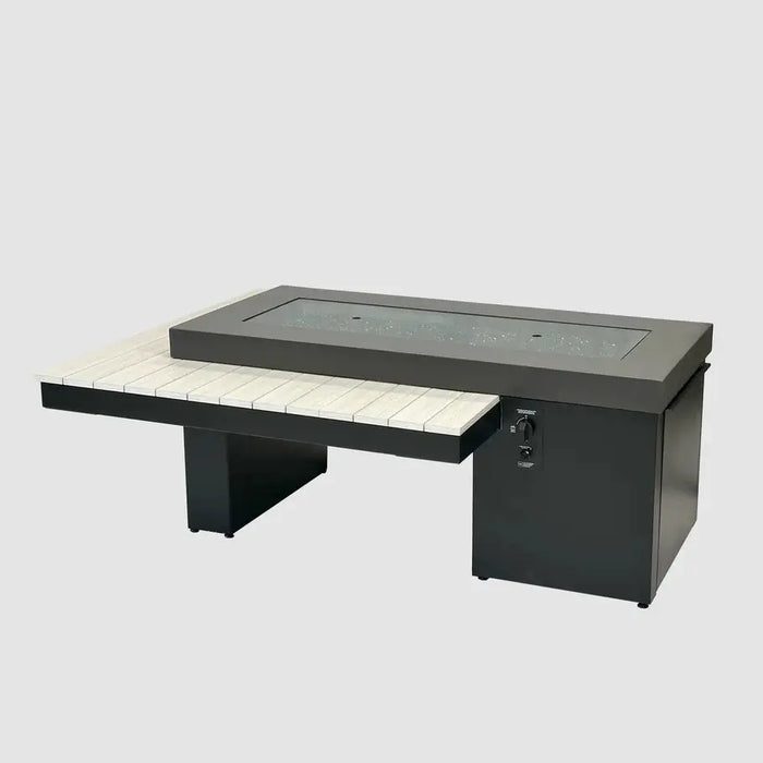 The Outdoor GreatRoom Company Uptown Linear Gas Fire Table The Outdoor GreatRoom Company Dreamwood Living