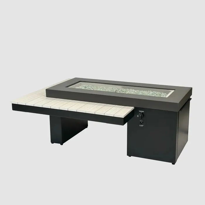 The Outdoor GreatRoom Company Uptown Linear Gas Fire Table The Outdoor GreatRoom Company Dreamwood Living