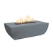The Outdoor Plus Avalon Linear 84" x 28" Metal Powder Coat 15" Tall Fire Pit The Outdoor Plus Dreamwood Living