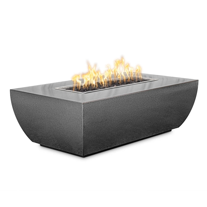 The Outdoor Plus Avalon Linear 84" x 28" Metal Powder Coat 24" Tall Fire Pit The Outdoor Plus Dreamwood Living