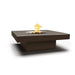 The Outdoor Plus OPT-BALGFRC48 Balboa 48" GFRC Concrete Square Gas Fire Table