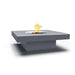 The Outdoor Plus OPT-BALGFRC48 Balboa 48" GFRC Concrete Square Gas Fire Table
