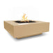 The Outdoor Plus Cabo 36" Square GFRC Concrete Fire Pit The Outdoor Plus