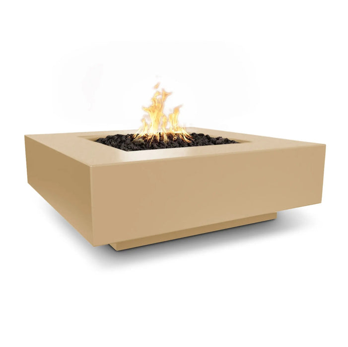 The Outdoor Plus Cabo 36" Square GFRC Concrete Fire Pit The Outdoor Plus