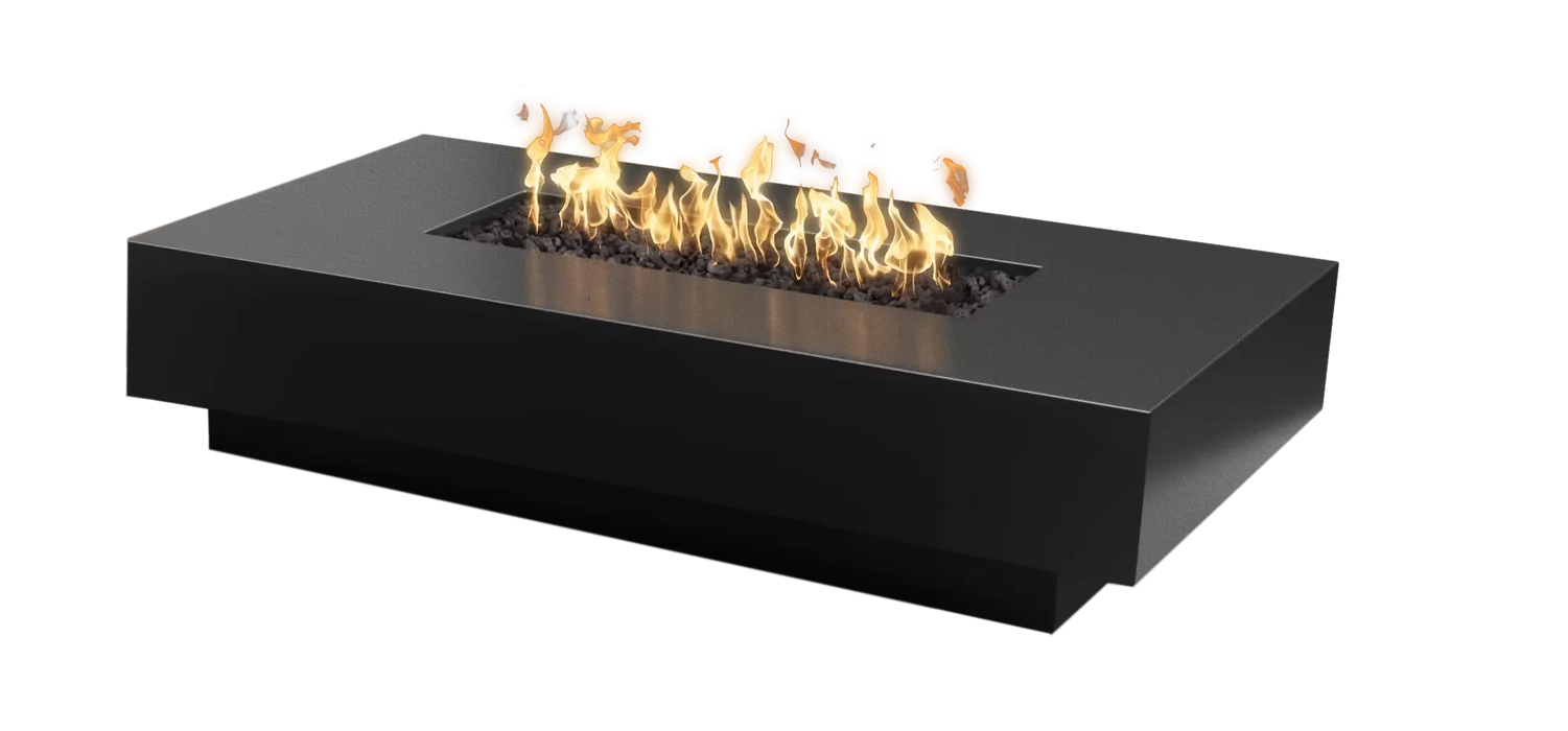 The Outdoor Plus Cabo 90" Linear Metal Powder Coat Fire Pit The Outdoor Plus Dreamwood Living