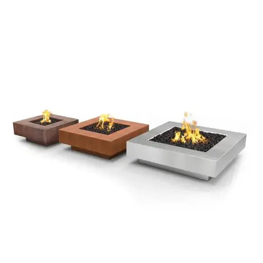 The Outdoor Plus Cabo 36" Square Fire Pit - Metal Collection The Outdoor Plus