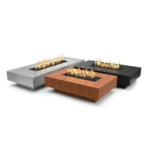 The Outdoor Plus Cabo 90" Linear Metal Fire Pit The Outdoor Plus Dreamwood Living