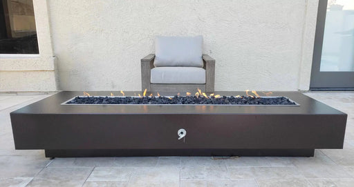 The Outdoor Plus Cabo 90" Linear Metal Fire Pit The Outdoor Plus Dreamwood Living