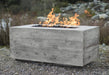 The Outdoor Plus Catalina 48" Rectangle GFRC Wood Grain Fire Pit The Outdoor Plus