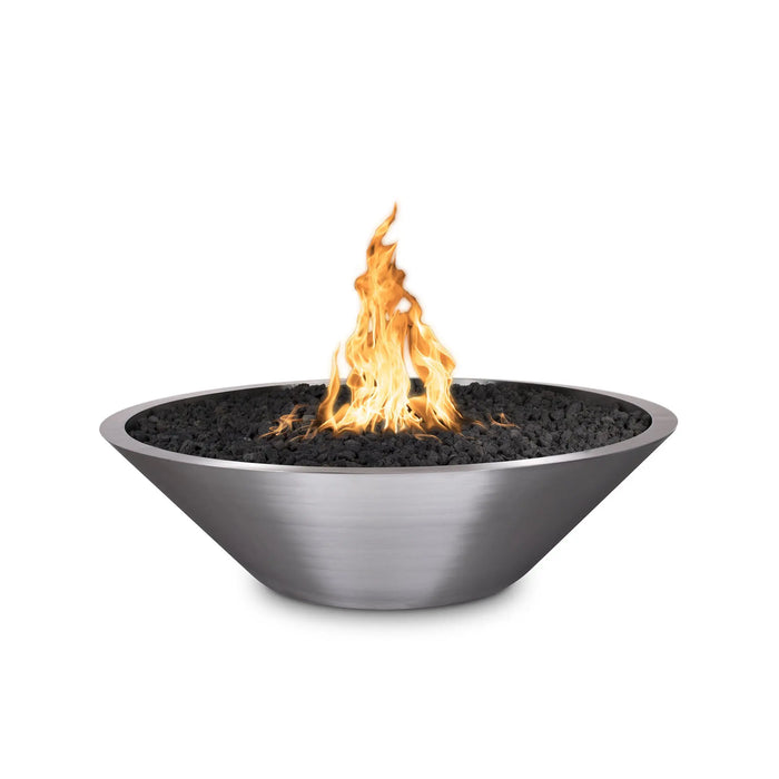 The Outdoor Plus Cazo 48" Stainless Steel Fire Pit - Narrow Ledge The Outdoor Plus Dreamwood Living