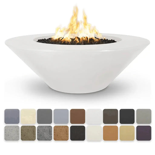 The Outdoor Plus Cazo 60" GFRC Concrete Fire Pit - Wide Ledge The Outdoor Plus Dreamwood Living