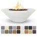 The Outdoor Plus Cazo 60" GFRC Concrete Fire Pit - Wide Ledge The Outdoor Plus Dreamwood Living