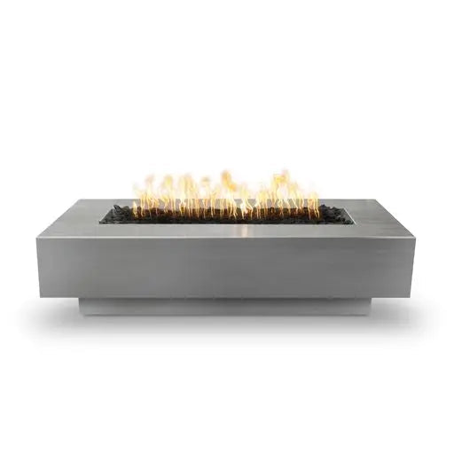 The Outdoor Plus Coronado 48" Rectangle Metal Fire Pit The Outdoor Plus