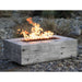 The Outdoor Plus Coronado 48" Rectangle GFRC Wood Grain Fire Pit The Outdoor Plus