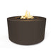 The Outdoor Plus Florence 32" x 18" Round GFRC Concrete Tall Fire Pit The Outdoor Plus Dreamwood Living