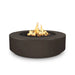 The Outdoor Plus Florence 42" x 12" Round GFRC Concrete Tall Fire Pit The Outdoor Plus Dreamwood Living