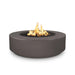 The Outdoor Plus Florence 42" x 12" Round GFRC Concrete Tall Fire Pit The Outdoor Plus Dreamwood Living