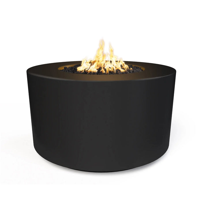 The Outdoor Plus Florence 42" x 24" Round GFRC Concrete Tall Fire Pit The Outdoor Plus Dreamwood Living