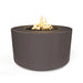 The Outdoor Plus Florence 42" x 24" Round GFRC Concrete Tall Fire Pit The Outdoor Plus Dreamwood Living
