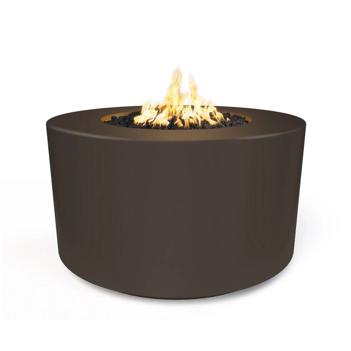 The Outdoor Plus Florence 42" x 24" Round GFRC Concrete Tall Fire Pit The Outdoor Plus Dreamwood Living