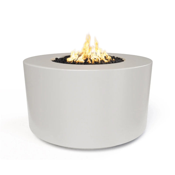 The Outdoor Plus Florence 42" x 24" Round GFRC Concrete Tall Fire Pit The Outdoor Plus Dreamwood Living