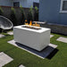The Outdoor Plus Pismo 48" Rectangle GFRC Concrete Gas Fire Pit The Outdoor Plus