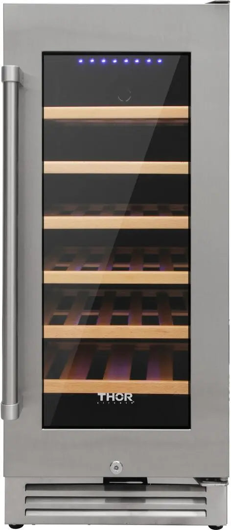 Thor Kitchen 15" 33 Bottle Single Zone Wine Cooler, TWC1501 Thor Kitchen