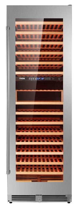 Thor Kitchen 24" 162 Bottle Dual Zone Wine Cooler, TWC2403DI Thor Kitchen