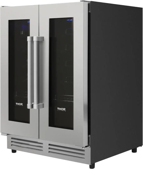Thor Kitchen 24" 42 Bottle Dual Zone Wine Cooler, TWC2402 Thor Kitchen