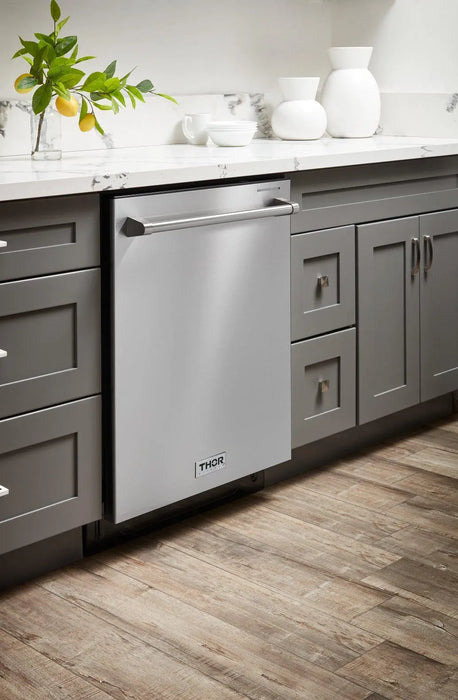 Thor Kitchen 24" Dishwasher in Stainless Steel, HDW2401SS Thor Kitchen
