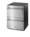 Thor Kitchen 24" Double Refrigerator Drawer in Stainless Steel, TRF24U Thor Kitchen