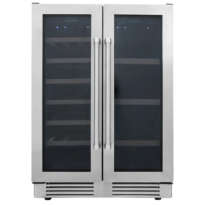 Thor Kitchen 24" French Door Wine & Beverage Cooler, TBC2401DI Thor Kitchen
