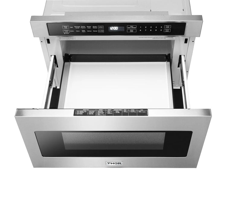 Thor Kitchen 24" Microwave Drawer In Stainless Steel, TMD2401 Thor Kitchen