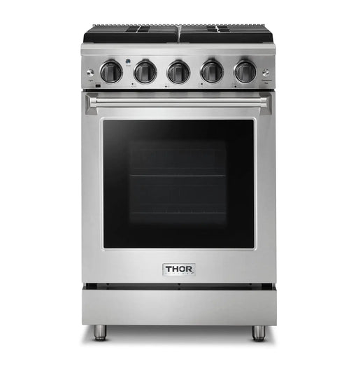 Thor Kitchen 24" Natural Gas Range in Stainless Steel, LRG2401U Thor Kitchen Dreamwood Living