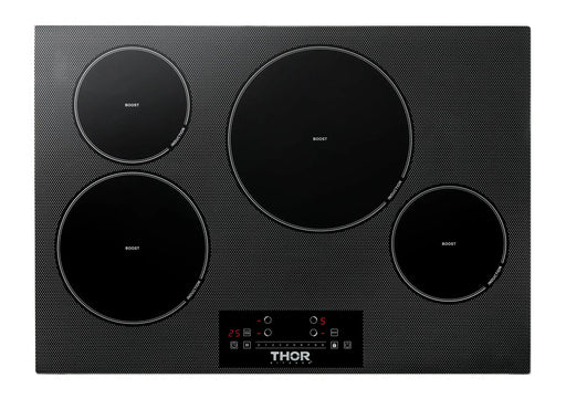 Thor Kitchen 30" Built-In Induction Cooktop with 4 Elements in Black, TIH30 Thor Kitchen Dreamwood Living
