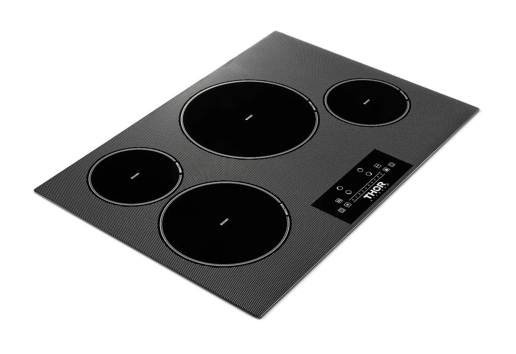 Thor Kitchen 30" Built-In Induction Cooktop with 4 Elements in Black, TIH30 Thor Kitchen Dreamwood Living