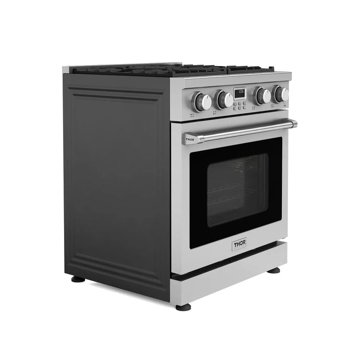 Thor Kitchen 30" Contemporary Natural Gas Range in Stainless Steel, ARG30 Thor Kitchen