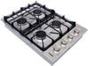 Thor Kitchen 30" Drop-in Gas Cooktop in Stainless Steel, TGC3001LP Thor Kitchen