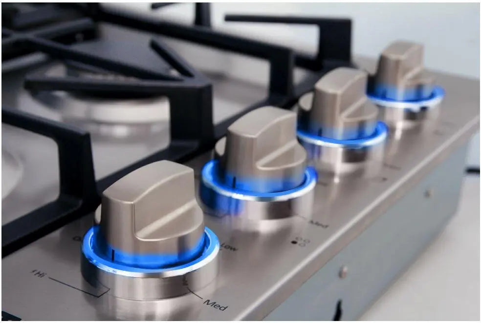 Thor Kitchen 30" Drop-in Natural Gas Cooktop in Stainless Steel, TGC3001 Thor Kitchen