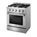 Thor Kitchen 30" Professional Natural Gas Range in Stainless Steel, HRG3080U Thor Kitchen