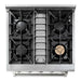Thor Kitchen 30" Professional Natural Gas Range in Stainless Steel, HRG3080U Thor Kitchen