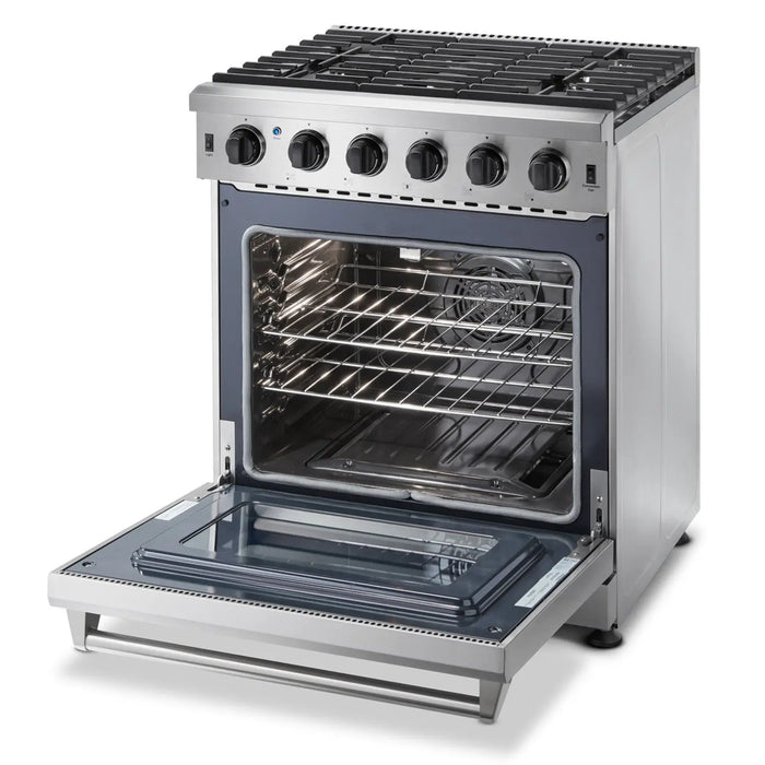 Thor Kitchen 30" Professional Natural Gas Range in Stainless Steel, LRG3001U Thor Kitchen