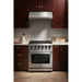 Thor Kitchen 30" Professional Natural Gas Range in Stainless Steel, LRG3001U Thor Kitchen