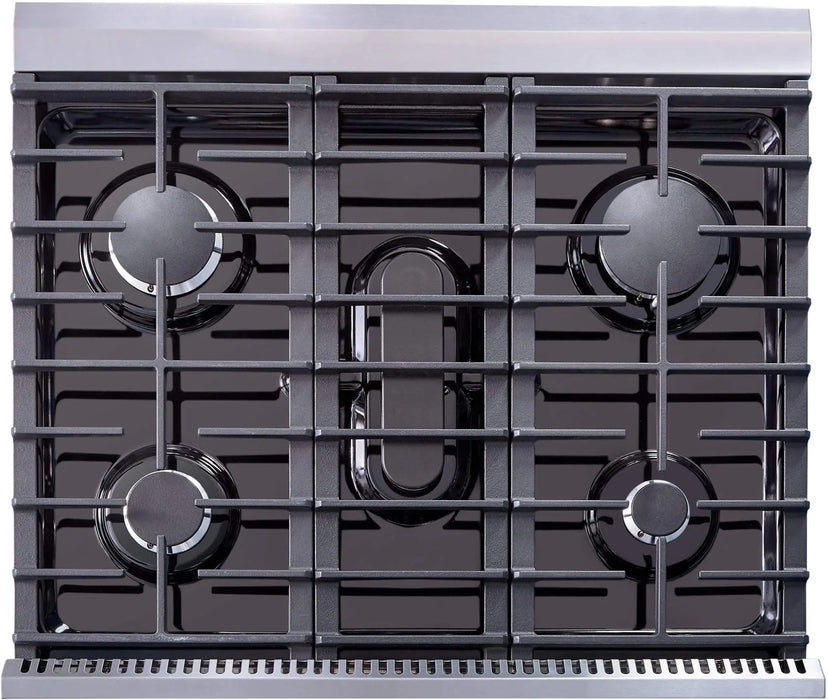 Thor Kitchen 30" Professional Natural Gas Range in Stainless Steel, LRG3001U Thor Kitchen