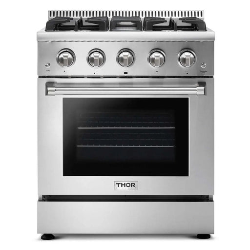 Thor Kitchen 30" Professional Propane Gas Range in Stainless Steel, HRG3080ULP Thor Kitchen