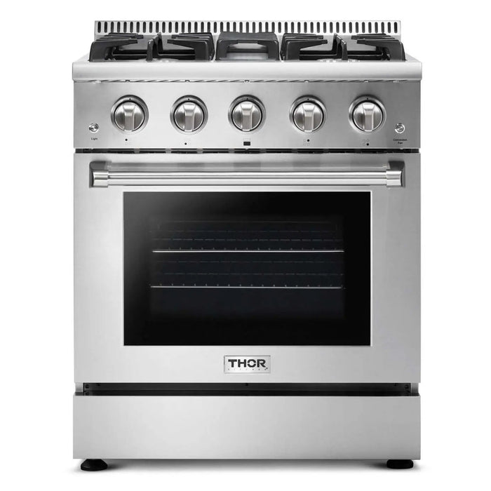 Thor Kitchen 30" Professional Propane Gas Range in Stainless Steel, HRG3080ULP Thor Kitchen
