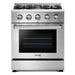Thor Kitchen 30" Professional Propane Gas Range in Stainless Steel, HRG3080ULP Thor Kitchen
