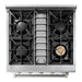 Thor Kitchen 30" Professional Propane Gas Range in Stainless Steel, HRG3080ULP Thor Kitchen