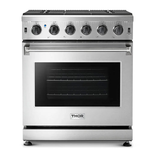 Thor Kitchen 30" Propane Gas Range in Stainless Steel, LRG3001ULP Thor Kitchen