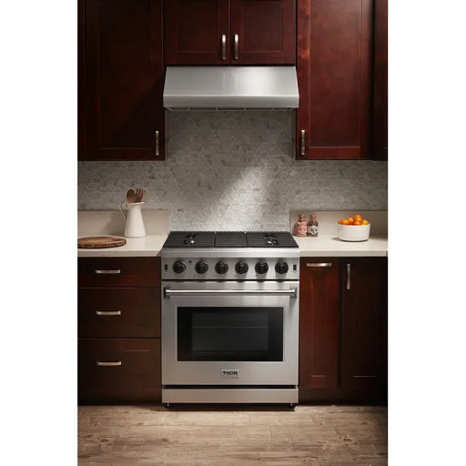 Thor Kitchen 30" Propane Gas Range in Stainless Steel, LRG3001ULP Thor Kitchen